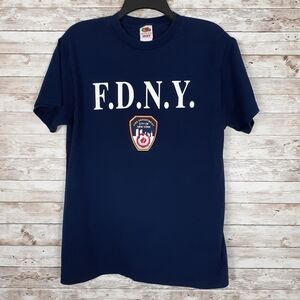FDNY Short Sleeved Tee M Navy 339